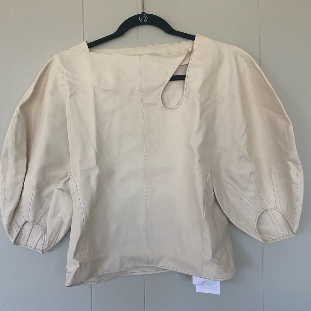 VINTAGE CÉLINE LEATHER TOP